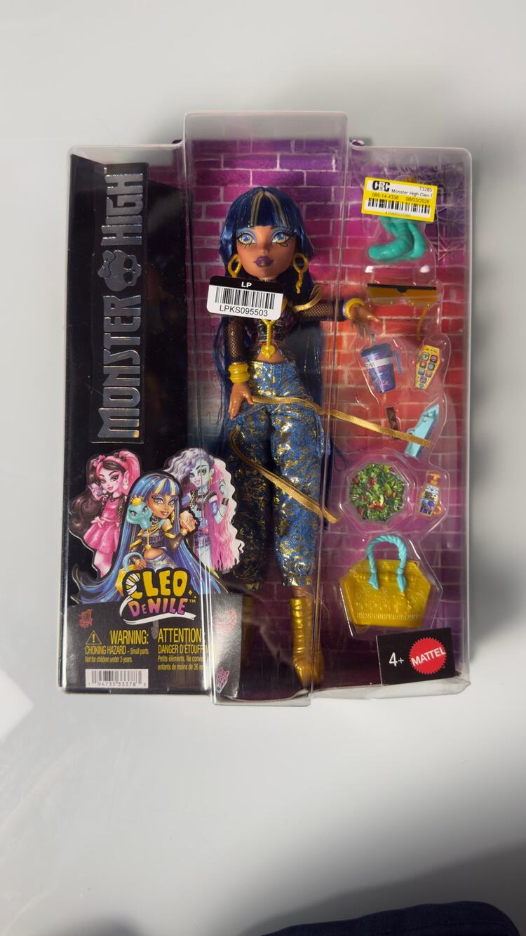 Monster High Cleo De Nile Doll Pet Hissette Accessories Mattel New